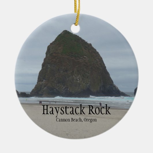 Haystack Rock Cannon Beach Oregon Ornament (Voorkant)