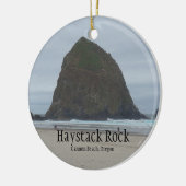 Haystack Rock Cannon Beach Oregon Ornament (Links)