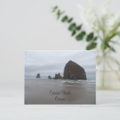 Haystack Rock Cannon Beach Oregon Postcard Briefkaart (Staand voorkant)