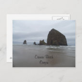 Haystack Rock Cannon Beach Oregon Postcard Briefkaart (Voorkant / Achterkant)