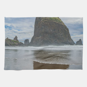 Haystack Rock, Cannon Beach, Oregon Theedoek