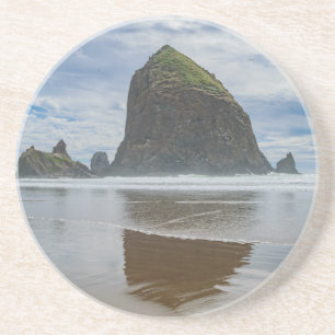 Haystack Rock, Cannon Beach, Oregon Zandsteen Onderzetter