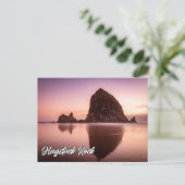 Haystack Rock, Kust van Oregon, Verenigde Staten Briefkaart (Staand voorkant)