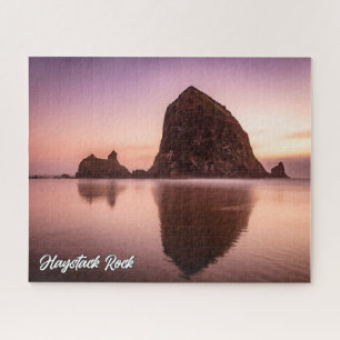 Haystack Rock, Kust van Oregon, Verenigde Staten Legpuzzel