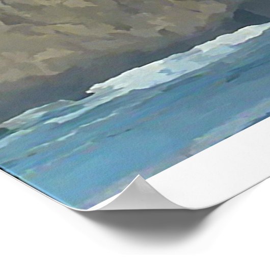 Haystack Rock Poster (Hoek)