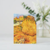 Haystacks in Provence door Vincent van Gogh Briefkaart (Staand voorkant)