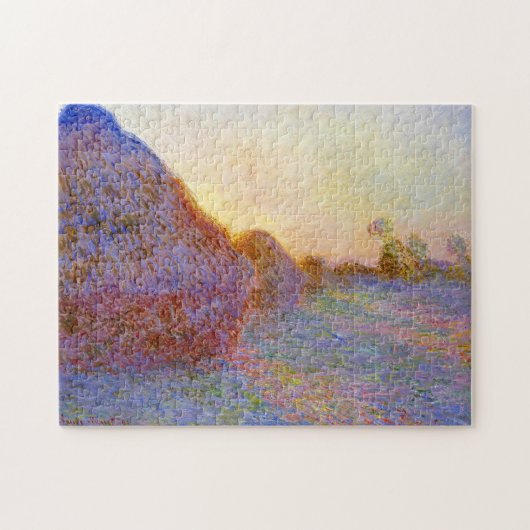 Haystacks Monet Fine Art Legpuzzel (Horizontaal)