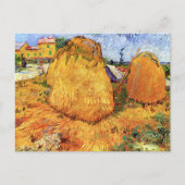 Haystacks Provence Vincent van Gogh Briefkaart (Voorkant)