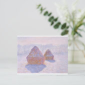 Haystacks van Claude Monet Briefkaart (Staand voorkant)