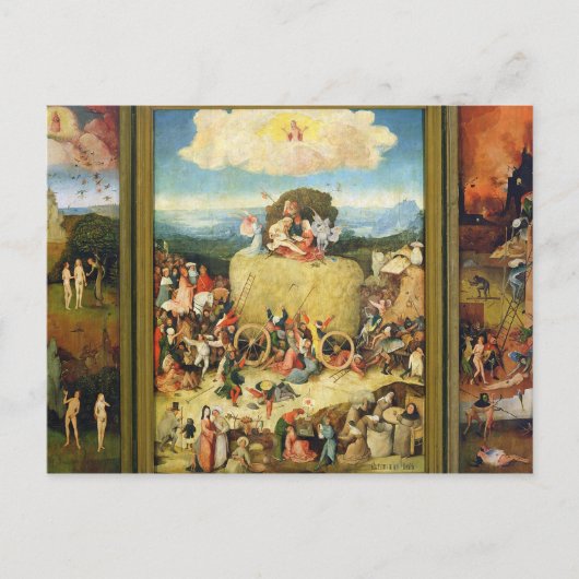 Haywain, 1515 briefkaart (Voorkant)