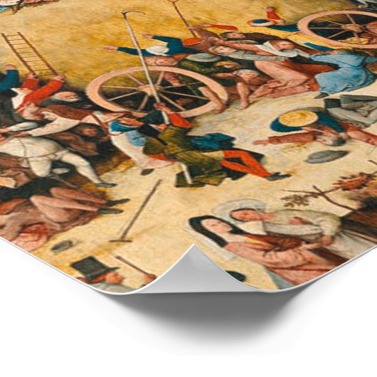 Haywain Triptych - Hieronymus Bosch Poster (Hoek)