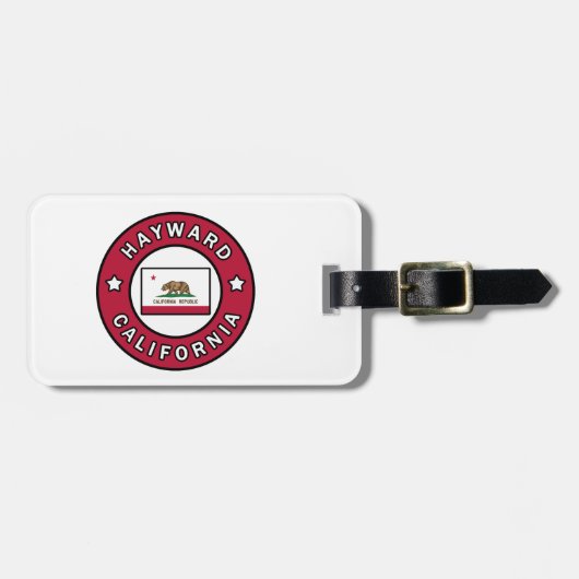 Hayward California Bagagelabel (Voorkant horizontaal)