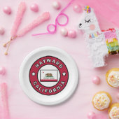 Hayward California Papieren Bordje (Feest)