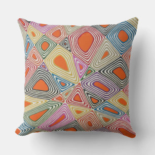 Haywire en Orange 20 x 20 Oreiller extérieur