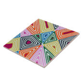 Haywire in Cranberry 6 x 6 Carreaux céramiques (Côté)