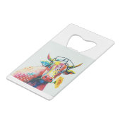 HAZ27 Kow.tif Kredietkaart Flessenopener (Voorkant Gekanteld)