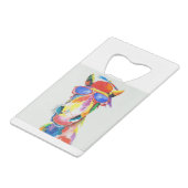 HAZ29 Horse.tif Kredietkaart Flessenopener (Achterkant Gekanteld)