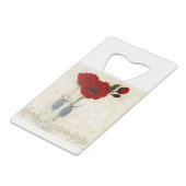 HAZ37 Geïnspireerd rood.tif Kredietkaart Flessenopener (Voorkant Gekanteld)