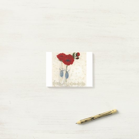 HAZ37 Geïnspireerd rood.tif Post-it® Notes (Op bureau)