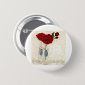 HAZ37 Geïnspireerd rood.tif Ronde Button 5,7 Cm (Voorkant /achterkant)