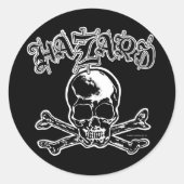 HAZARD ROUND STICKER (Voorkant)