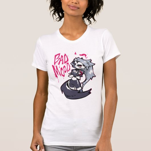 Hazbin Hotel Helluva patron lona s Bad Mood TShirt (Devant)