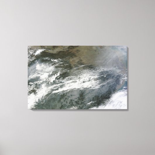 Haze over China Canvas Afdruk (Voorkant)