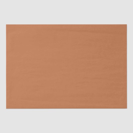 Hazel Brown Solid Color Trend Tissuepapier (Voorkant)