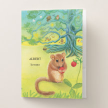 Hazel Dormouse Eet Wilde aardbei