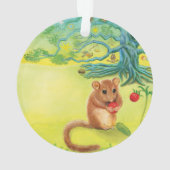 Hazel Dormouse Manger Fraise Sauvage (dos)