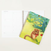 Hazel Dormouse Manger Fraise Sauvage (Devant avec enveloppe)
