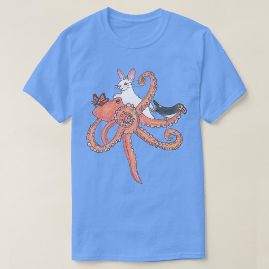 Hazelbun en Octopus T-shirt (Design voorkant)