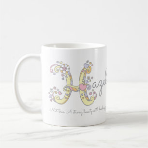Hazelnaam betekent monogram H mok