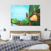 Hazelnoot Canvas Afdruk (Insitu (Slaapkamer))