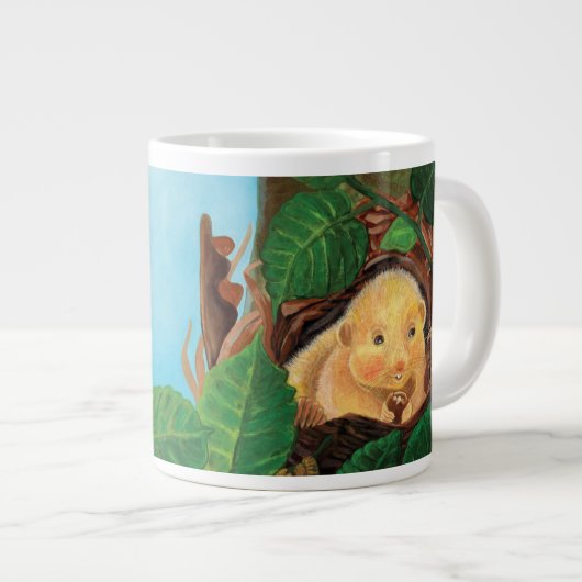 Hazelnoot Extra Grote Beker (Voorkant rechts)