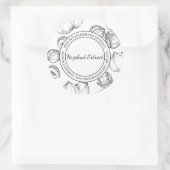 Hazelnoot Extract Schets Modern label (Tas)