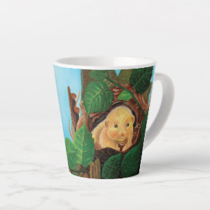 Hazelnoot met hazelnoot kleine latente mok