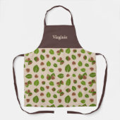 Hazelnootpatroon Schort (Voorkant)
