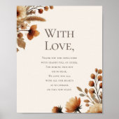 Hazelwood Wedding Bedankt voor het bijwonen Poster (Voorkant)