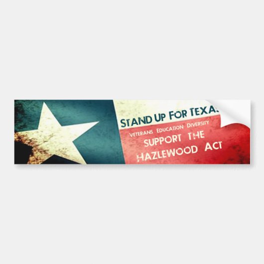 Hazlewood Act stand-up Bumpersticker (Voorkant)