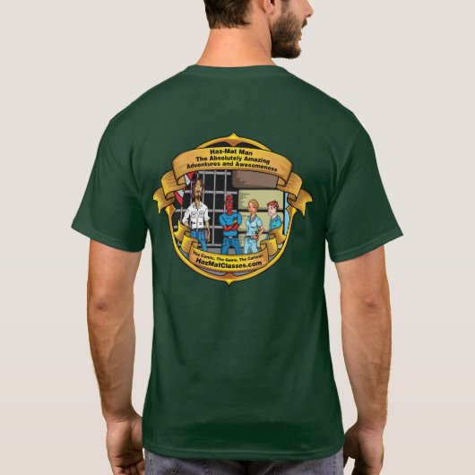 HazMat Man T-shirt (Achterkant)