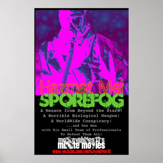 Hazmat Mel "SporeFog" minute Movie Poster (Voorkant)