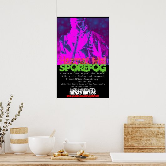 Hazmat Mel "SporeFog" minute Movie Poster (Keuken)