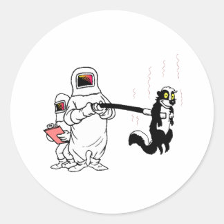 Hazmat Team Ronde Sticker