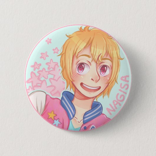 Hazuki Nagisa Button (Voorkant)