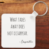 Hazy black and white portrait sleutelhanger (Achterkant)