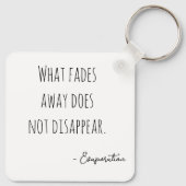 Hazy black and white portrait sleutelhanger (Achterkant)