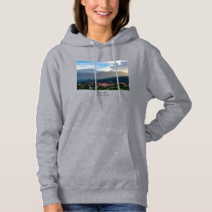 Hazy Pikes Peak Coucher de soleil Sweat - shirt à