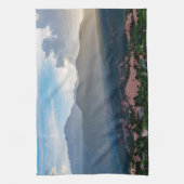 Hazy Pikes Peak Sunset Keukenhanddoek (Verticaal)
