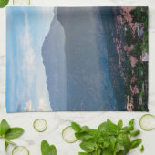 Hazy Pikes Peak Sunset Serviette de cuisine (Plié)